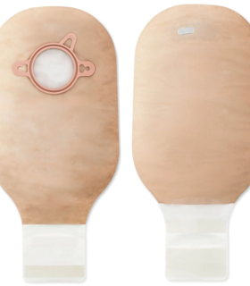 Ostomy Pouch New Image™ Two-Piece System 12 Inch Length Drainable - Beige