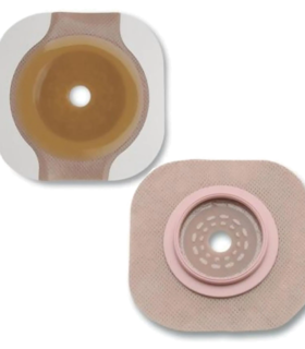 Ostomy Barrier New Image™ Flextend™ Cut to Fit, Flange 2(3/4)", Cut to 2(1/4)" - Blue