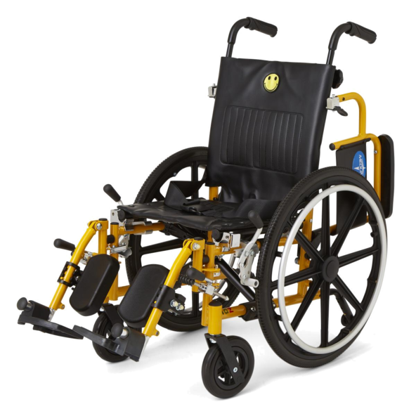 Kidz pediatric wheelchair yellow 