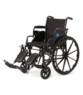 K3  Wheelchair with Nylon Upholstery - Black