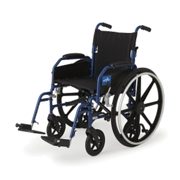 Medline hybrid 2 wheelchair transport chair