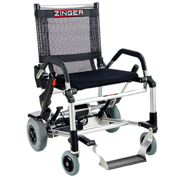 zinger foldable power wheelchair