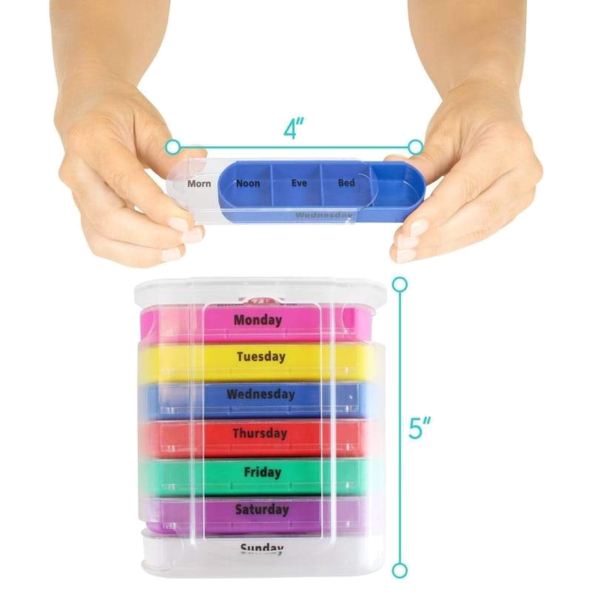 stackable pill box