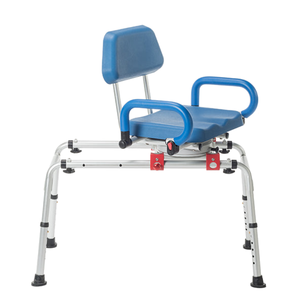 Secure Rotating Transfer Tub Bench