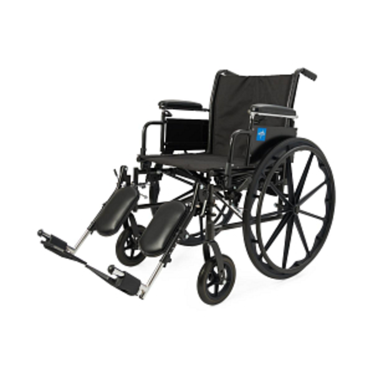 wheelchair with elevate leg footrest 